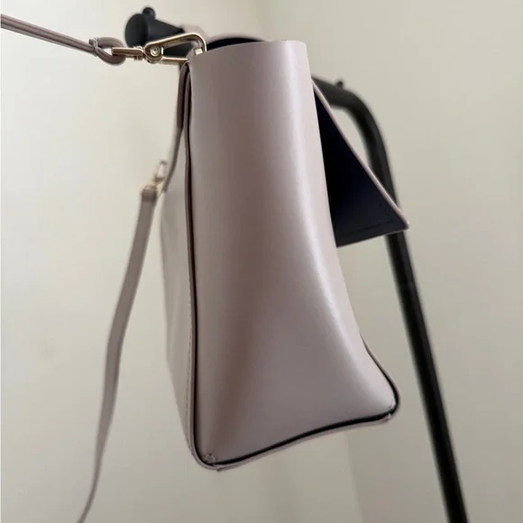 Kate Spade Arbour Hill Lilah Satchel Crossbody Beige Neutral Leather - Picture 6 of 9